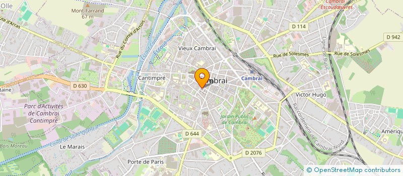 localisation de l'entreprise GPS-LES MONNAYEURS  CAMBRAI