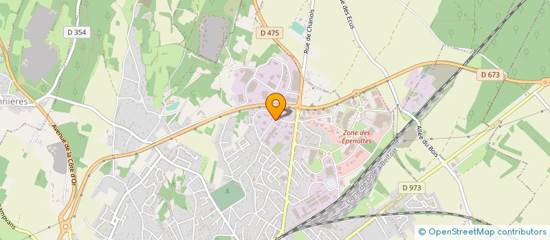 localisation de l'entreprise GPS PREVENTION à DOLE