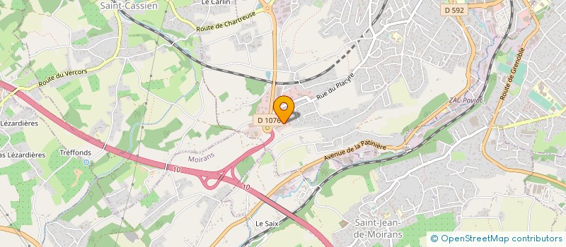 localisation de l'entreprise GPS PRINTING  VOIRON