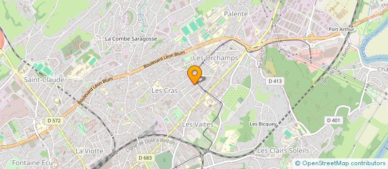 localisation de l'entreprise GPS SECURITE à BESANCON