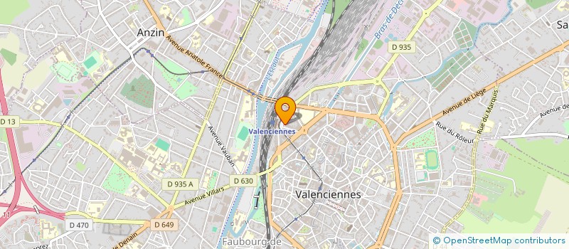 localisation de l'entreprise GPS-VA  VALENCIENNES