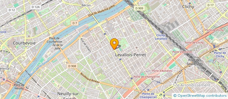 localisation de l'entreprise GPS33 à LEVALLOIS-PERRET