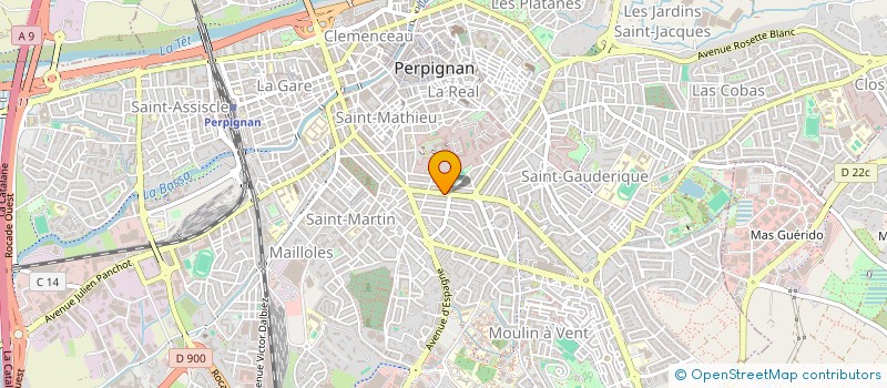 localisation de l'entreprise GPSB  PERPIGNAN