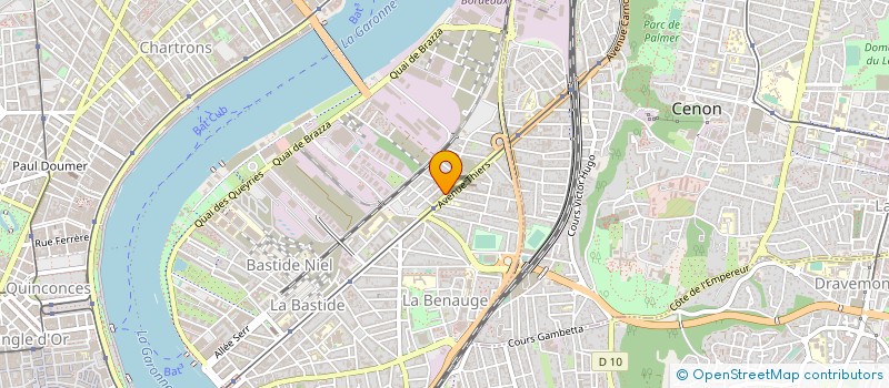 localisation de l'entreprise GPSI à BORDEAUX