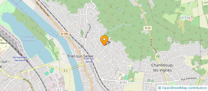 localisation de l'entreprise GPSL  TRIEL-SUR-SEINE