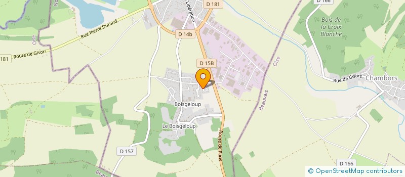 localisation de l'entreprise GPSPORT à GISORS