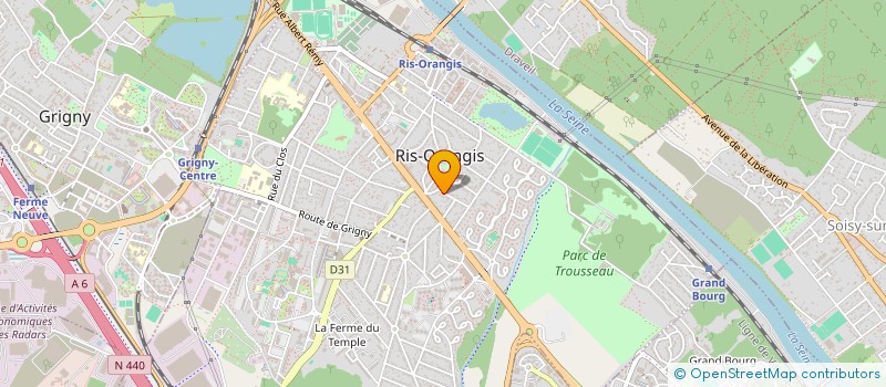 localisation de l'entreprise GPSS CONSULTING à RIS-ORANGIS