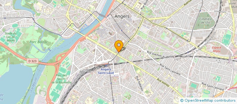 localisation de l'entreprise GPT AGENTS IMMOBILIERS FFPIC à ANGERS