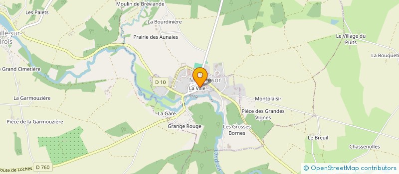 localisation de l'entreprise GPT AGRC FONCIER TERRE MONTRESOR à MONTRESOR