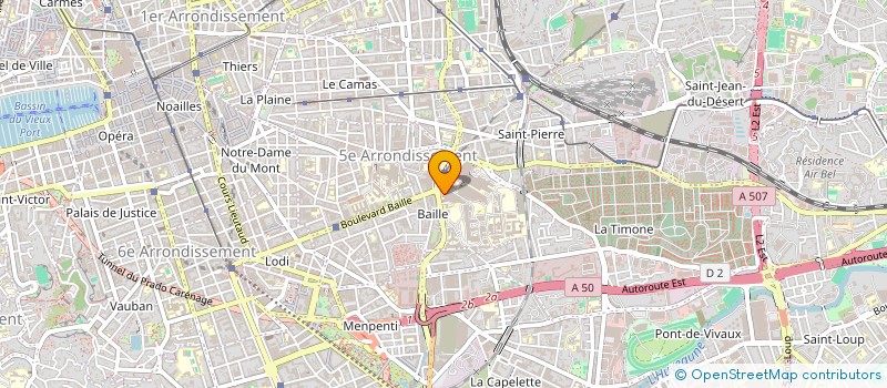 localisation de l'entreprise GPT AMICAL ENTRAIDE PERSONNEL DE TIMONE à MARSEILLE