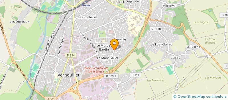 localisation de l'entreprise GPT ARTISAN INTERVENT DREUX ET ENVIRONS à DREUX
