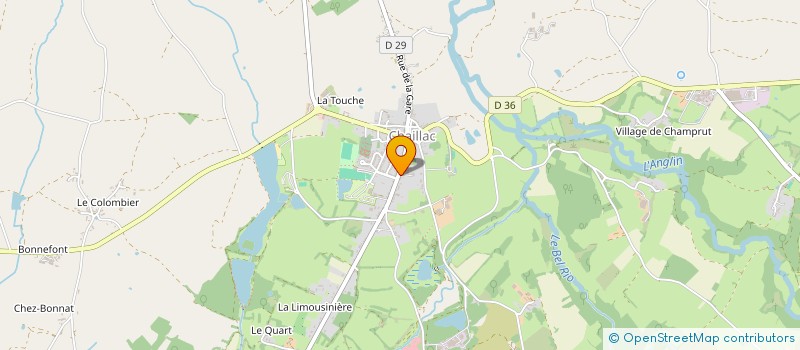 localisation de l'entreprise GPT ASS CANTON ST BENOIT DU SAULT à CHAILLAC