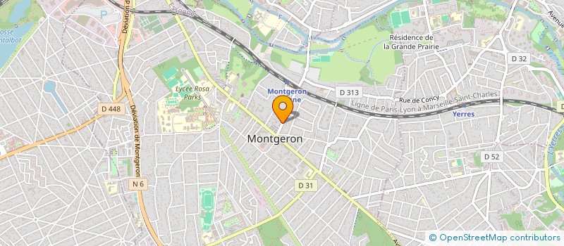 localisation de l'entreprise GPT ASSOCIATIF LOISIRS ANIMATION SONORIS  MONTGERON