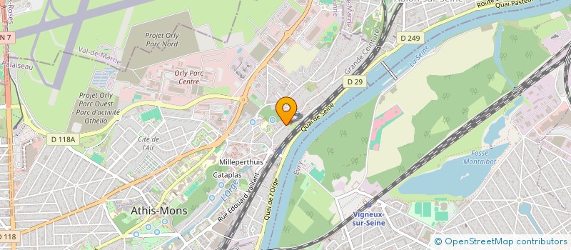 localisation de l'entreprise GPT ATHEGIEN LOGEMENT ACCOMPAGNE à ATHIS-MONS