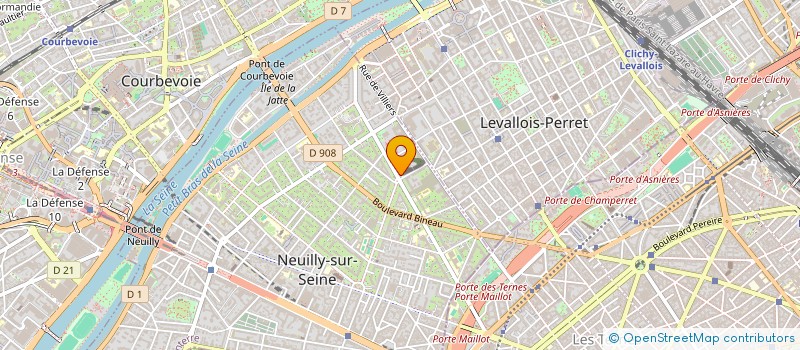 localisation de l'entreprise GPT AUBER ET VERDI  NEUILLY-SUR-SEINE