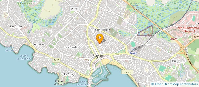 localisation de l'entreprise GPT BOULAN SECTEUR ROYAN POUR FOURN PAIN  ROYAN