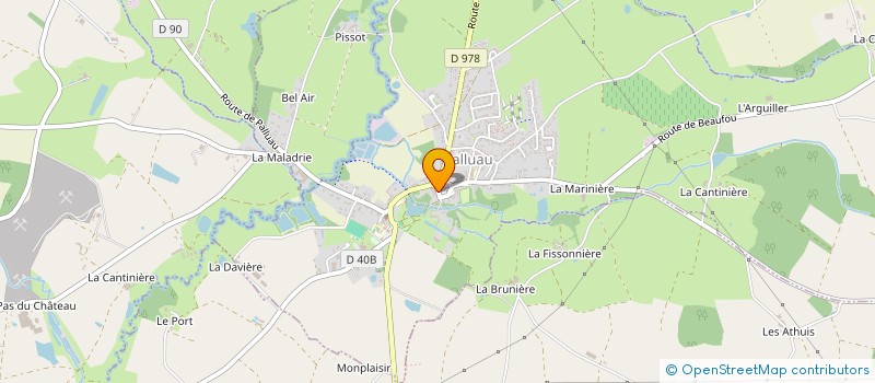 localisation de l'entreprise GPT CANTONAL DEFENSE ENNEMIS CULTURES  PALLUAU