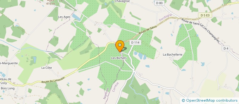 localisation de l'entreprise GPT D'EMP AGRICOLES LE BICHER à SAINT CYR LES CHAMPAGNES