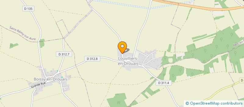 localisation de l'entreprise GPT D'EMPL AGRI LAM' à LOUVILLIERS-EN-DROUAIS