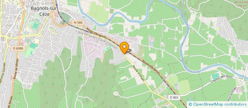 localisation de l'entreprise GPT D'EMPL.CHUSCLAN TAVEL  CHUSCLAN