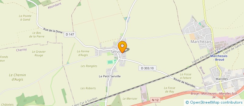 localisation de l'entreprise GPT D'EMPL EMPLOI SERVICE à SERVILLE