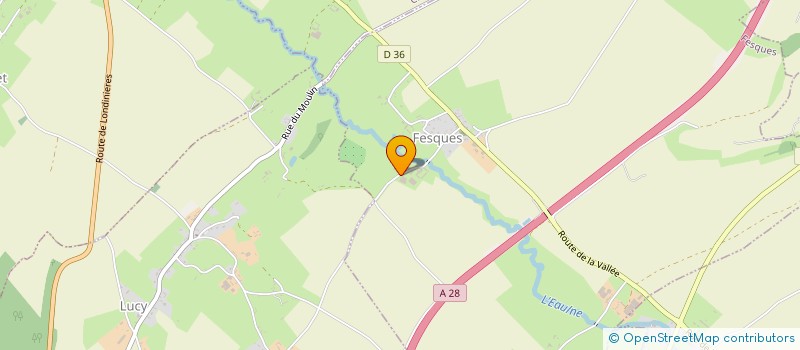 localisation de l'entreprise GPT D'EMPLOY. DE L'EAULNE  FESQUES