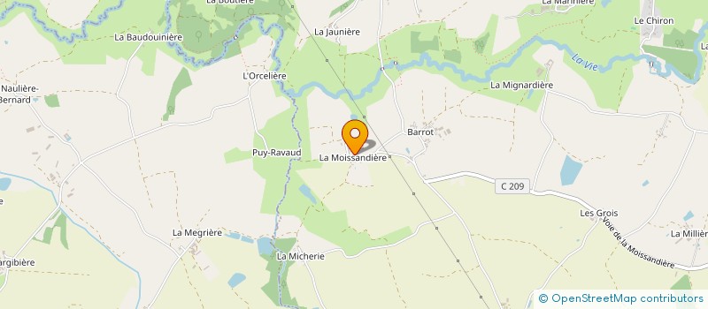 localisation de l'entreprise GPT D EMPLOYEUR OLIVEAU-GUILLET  LE POIRE-SUR-VIE