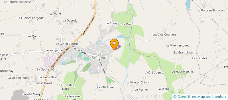 localisation de l'entreprise GPT D'EMPLOYEUR TRIMOELIEN  BREHAND