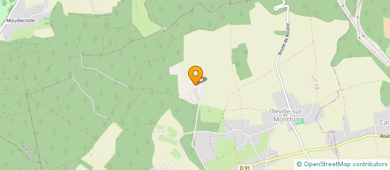 localisation de l'entreprise GPT D' EMPLOYEURS A.G.S.A.  ILLEVILLE-SUR-MONTFORT