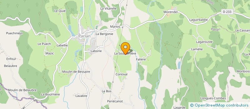 localisation de l'entreprise GPT D EMPLOYEURS AGRICOLES DE CONTIVAL à PARLAN