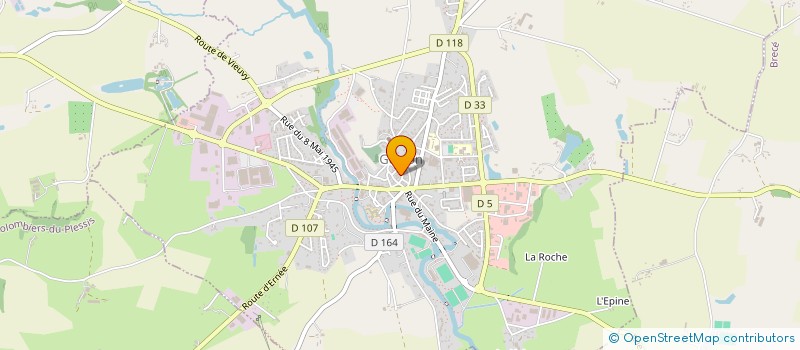 localisation de l'entreprise GPT D EMPLOYEURS ASS REMPLACEMENT  GORRON