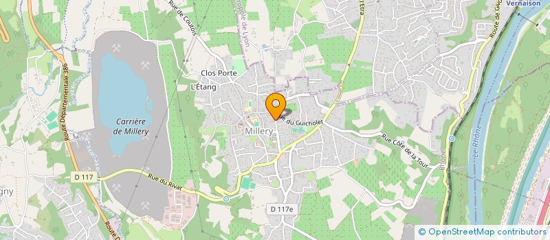 localisation de l'entreprise GPT D'EMPLOYEURS CEPAGES  MILLERY