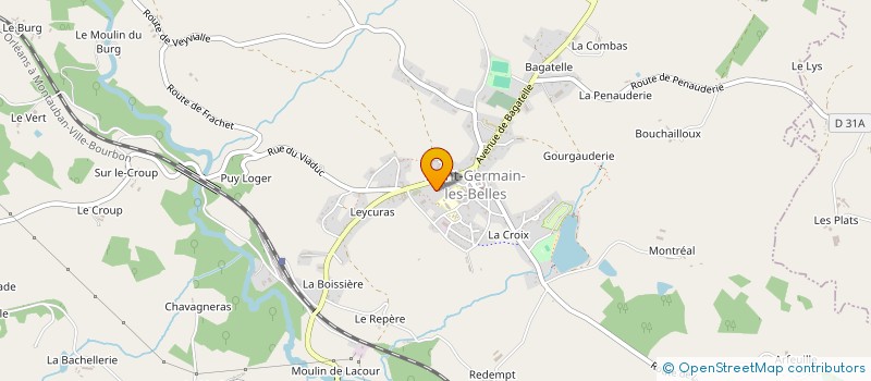 localisation de l'entreprise GPT D EMPLOYEURS CHATEAU CHERVIX à CHATEAU-CHERVIX