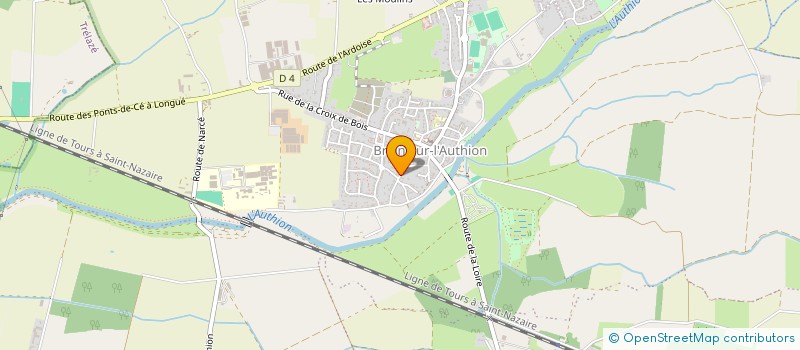 localisation de l'entreprise GPT D'EMPLOYEURS D'ANDARD-BRAIN  LOIRE-AUTHION