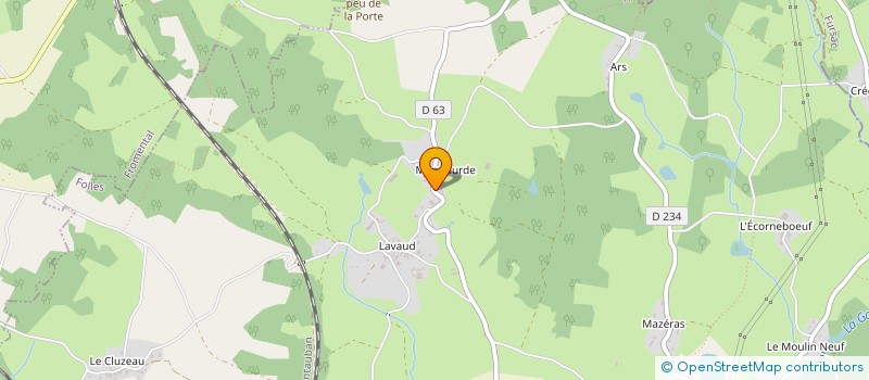localisation de l'entreprise GPT D EMPLOYEURS DE LA BEIGE ET DE LASCOUX à FOLLES