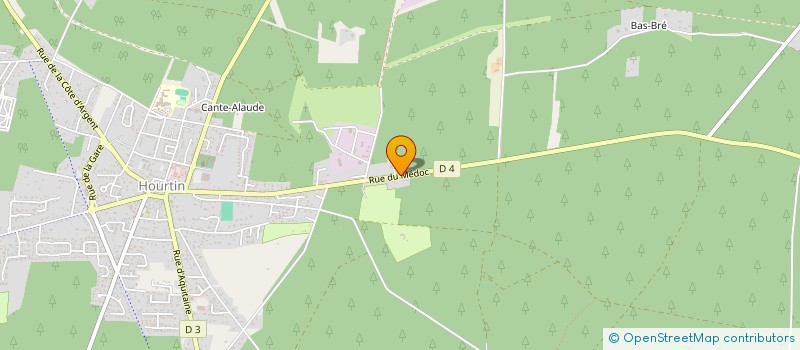 localisation de l'entreprise GPT D EMPLOYEURS DE LA COTE D'ARGENT à HOURTIN