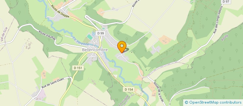 localisation de l'entreprise GPT D EMPLOYEURS DE LA FERME FLEURIE  BELLENCOMBRE