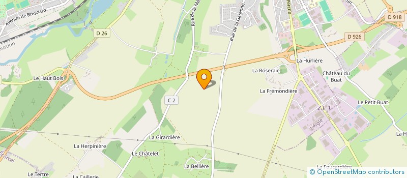 localisation de l'entreprise GPT D EMPLOYEURS DE LA SERANNIERE à L AIGLE