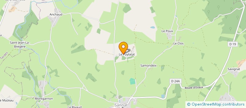 localisation de l'entreprise GPT D EMPLOYEURS DES BOIS D'EVAUX à SANNAT