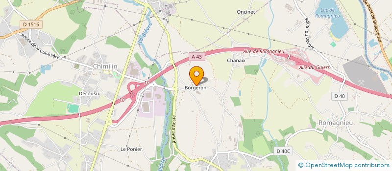 localisation de l'entreprise GPT D'EMPLOYEURS DES BOIS VERTS  ROMAGNIEU