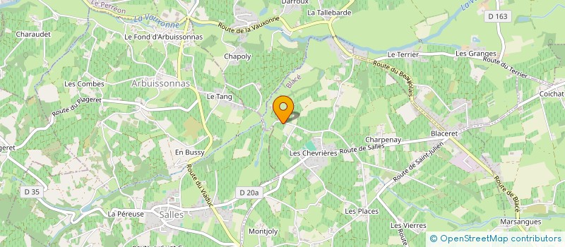 localisation de l'entreprise GPT D'EMPLOYEURS DES FORETS FULLY à BLACE