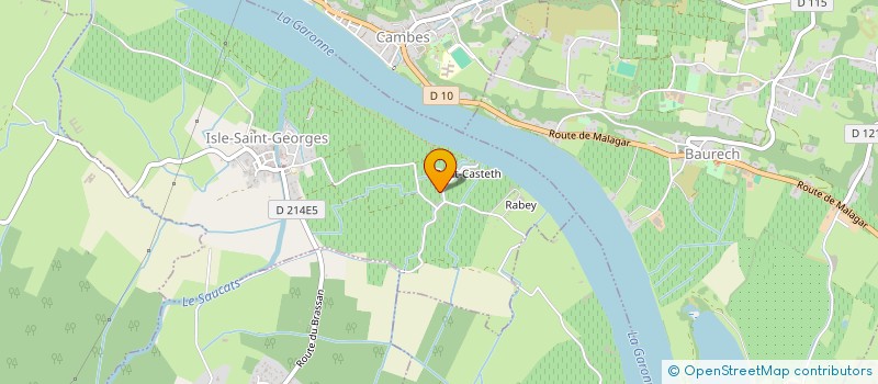 localisation de l'entreprise GPT D'EMPLOYEURS DES RIVES DE GARONNE  ISLE-SAINT-GEORGES