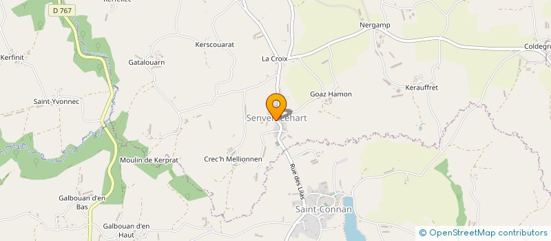 localisation de l'entreprise GPT D EMPLOYEURS DU BOURG  SENVEN-LEHART