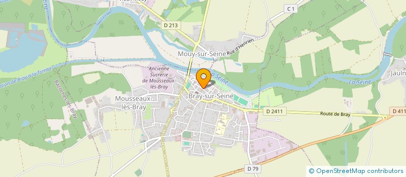 localisation de l'entreprise GPT D EMPLOYEURS DU COLOMBIER  MOUSSEAUX-LES-BRAY