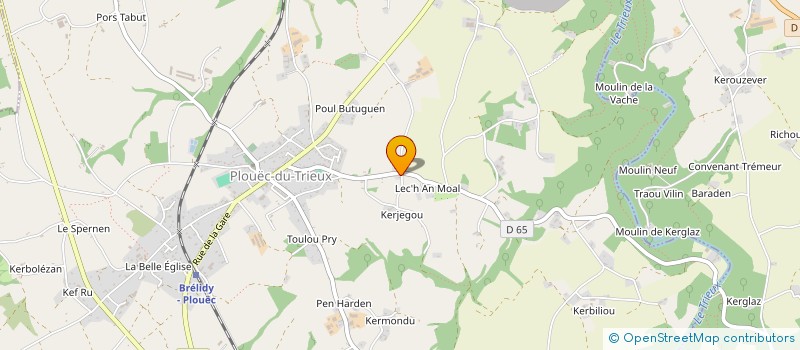 localisation de l'entreprise GPT D'EMPLOYEURS DU TREGOR ARGOAT  PLOEZAL