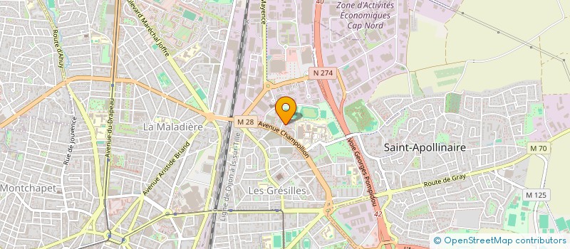 localisation de l'entreprise GPT D EMPLOYEURS JUDO COTE D OR à DIJON