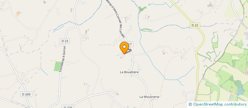 localisation de l'entreprise GPT D'EMPLOYEURS LA GAUDINIERE à TINCHEBRAY-BOCAGE