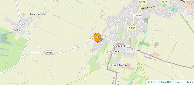 localisation de l'entreprise GPT D EMPLOYEURS LE COUP DE MAIN à BENET