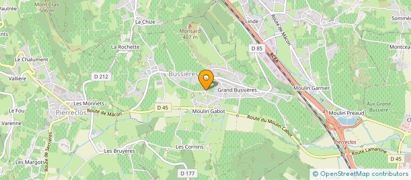 localisation de l'entreprise GPT D EMPLOYEURS LE TERROIR DE JOCELYN  BUSSIERES