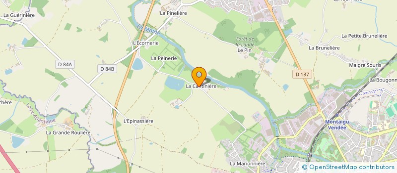localisation de l'entreprise GPT D EMPLOYEURS LES RIVES DES MAINES à MONTAIGU-VENDEE